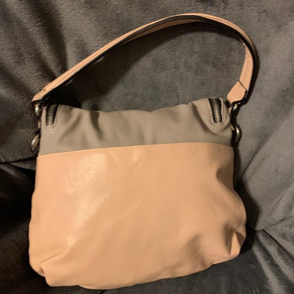 Neiman Marcus Pink/Taupe Leather Handbag - Picture 4 of 7